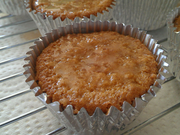 Cupcake recipes - BBQ PORK RIND CUPCAKES WITH A SWEET BEER GLAZE