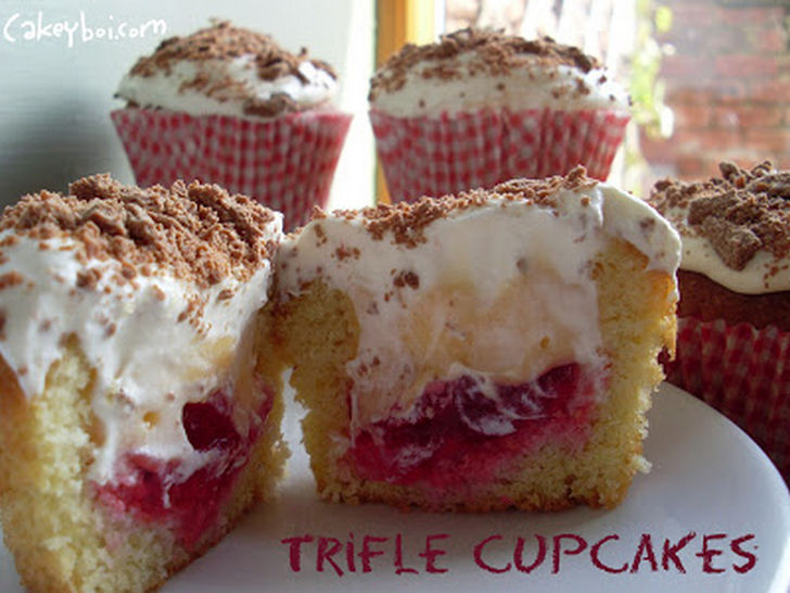 Cupcake Recipes - Trifle Cupcakes