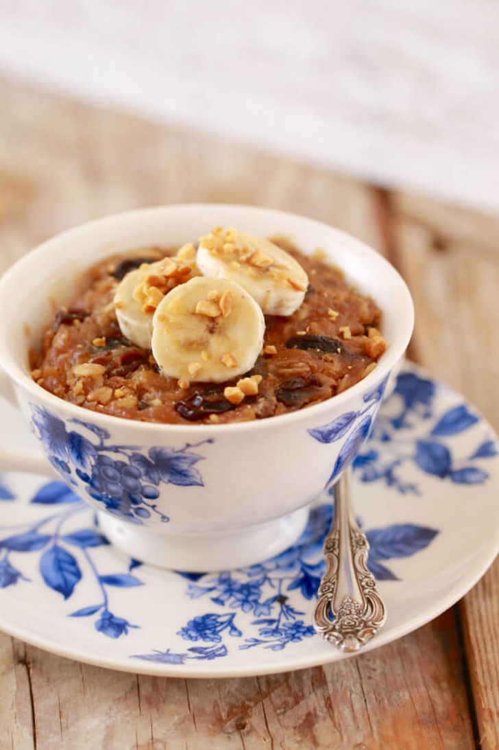 13 College Student Recipes - Breakfast Cookie in a Mug