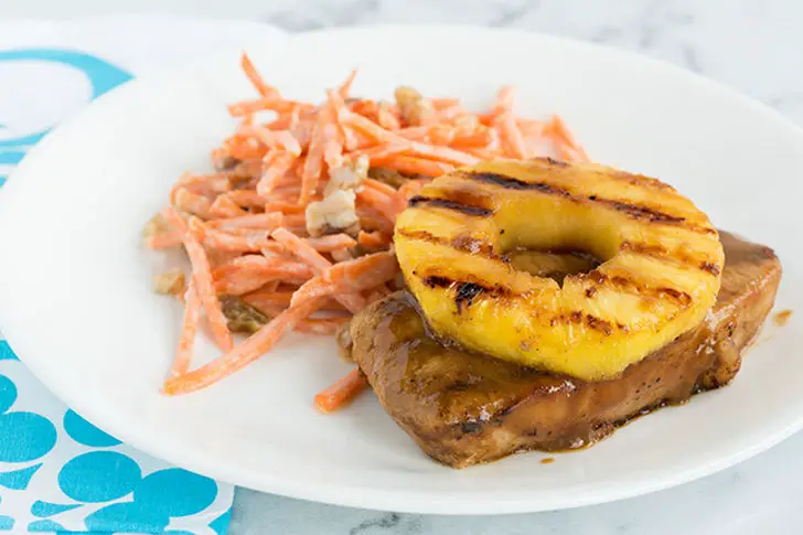 7 Pork Chop Recipes - Grilled Pineapple Teriyaki Pork Chops.