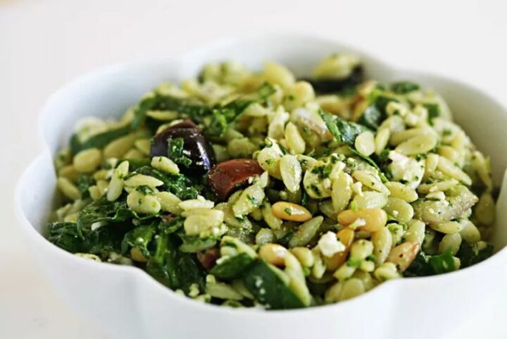 Spinach Orzo Salad.