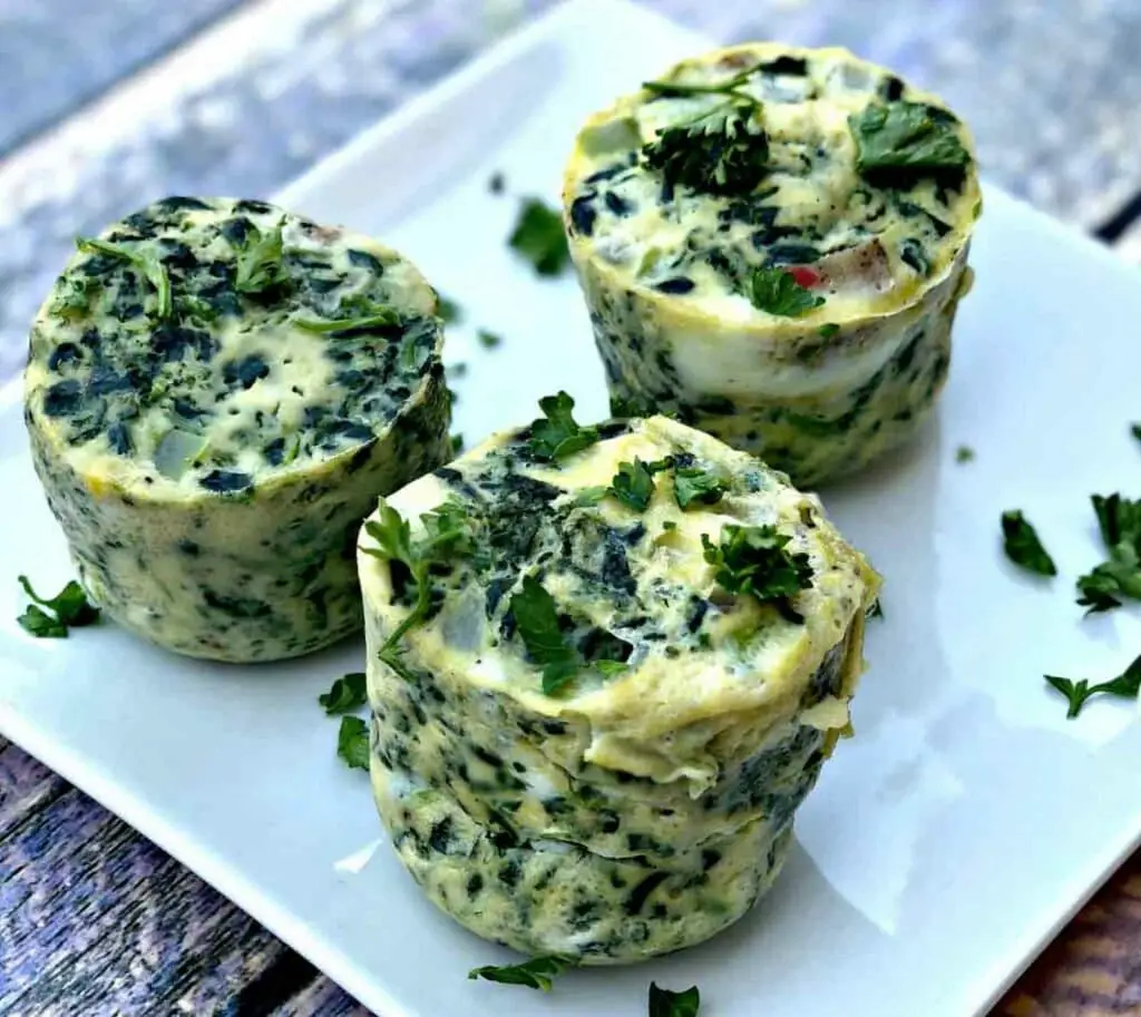 This Instant Pot Sous Vide Spinach and Chicken Sausage Egg Bites Recipe by Stay Snatched is low in carbs and dairy-free. It is also healthy and great for people following a keto lifestyle.