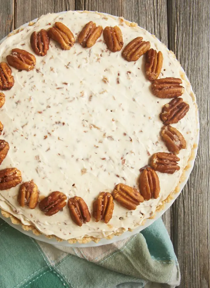 You just have to try this butter pecan cheesecake for yourself!