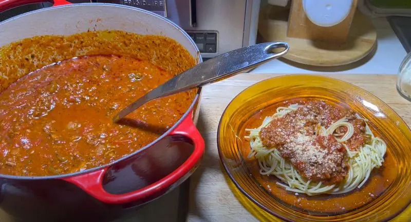 Spaghetti Sauce Recipe With Ground Beef.