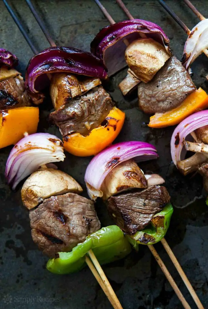 Tasty morsels of beef, mushrooms, bell peppers, and onions are starting to look like the perfect combination for me!
