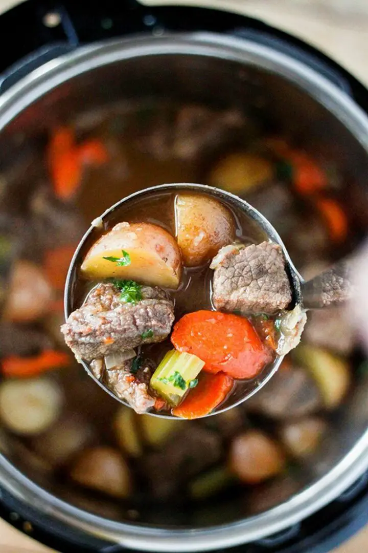 Instant Pot Beef Stew.