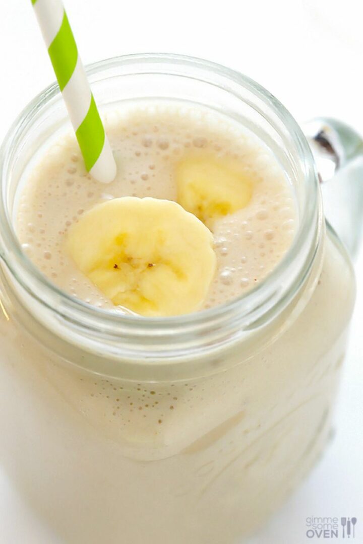 Best Banana Smoothie Recipes #1: Peanut Butter Banana Smoothie.