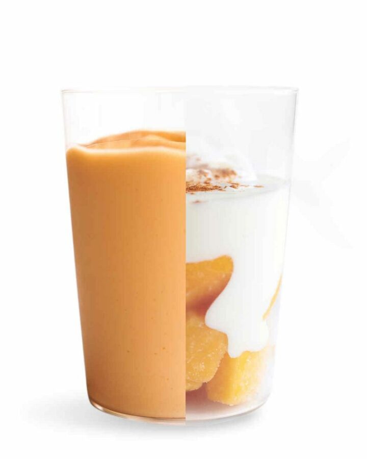 Mango and Yogurt Smoothie.