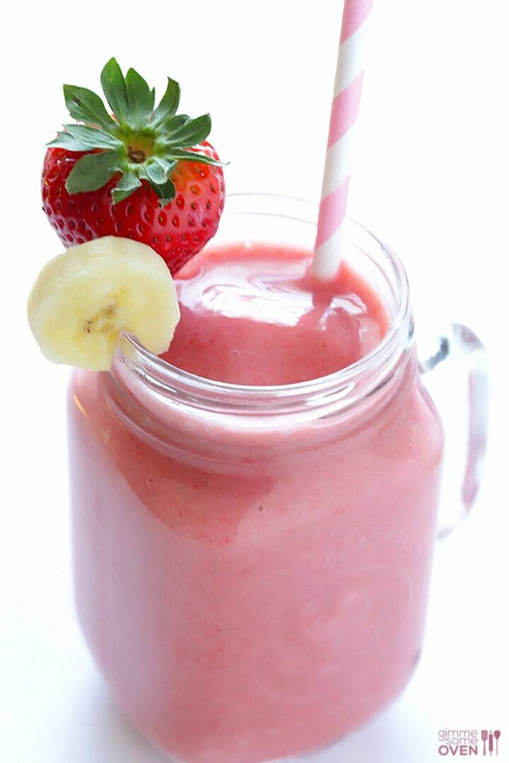 Strawberry Banana Smoothie.