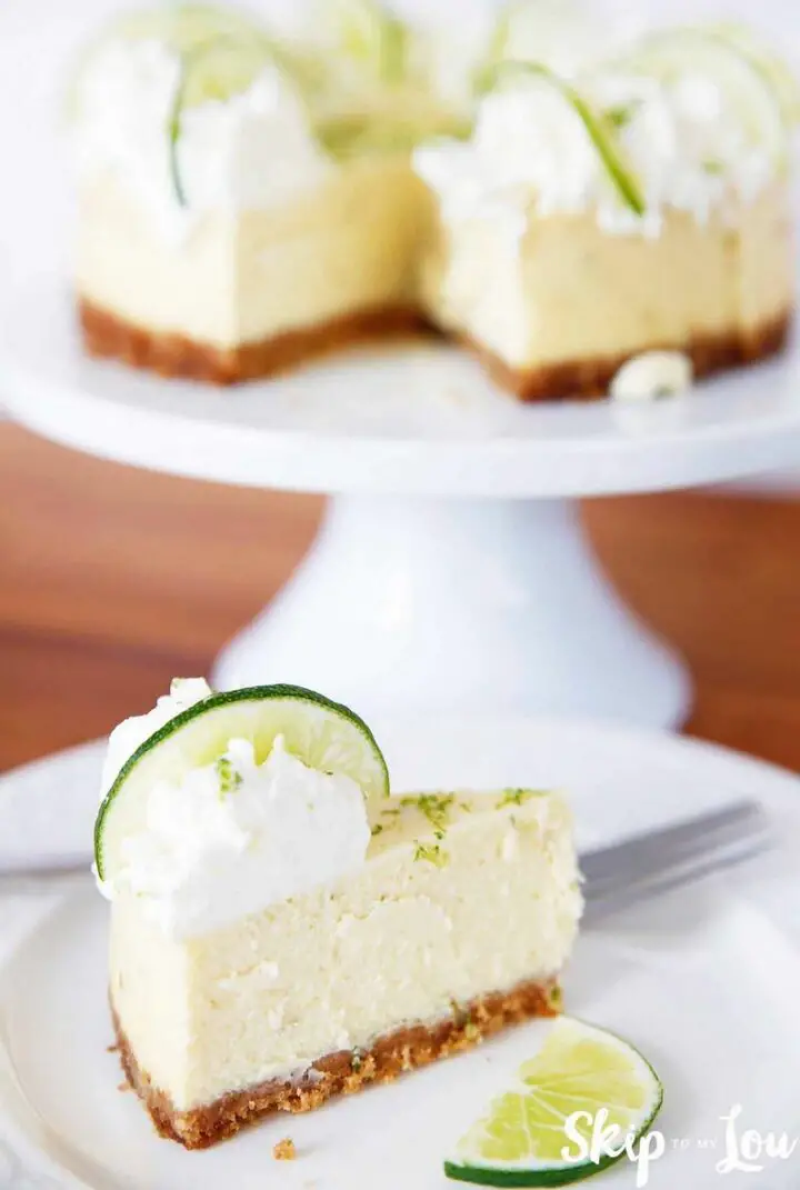 Instant Pot Key Lime Cheesecake.