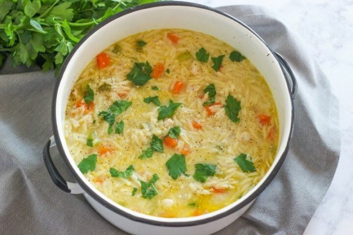 One Pot Chicken Orzo Soup Recipes.